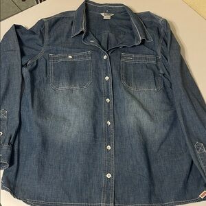 Duluth Trading Co Chambray Shirt